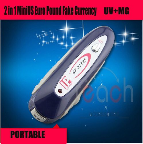 2 in 1 mini counterfeit money dollar bill detector us euro pound fake currency for sale