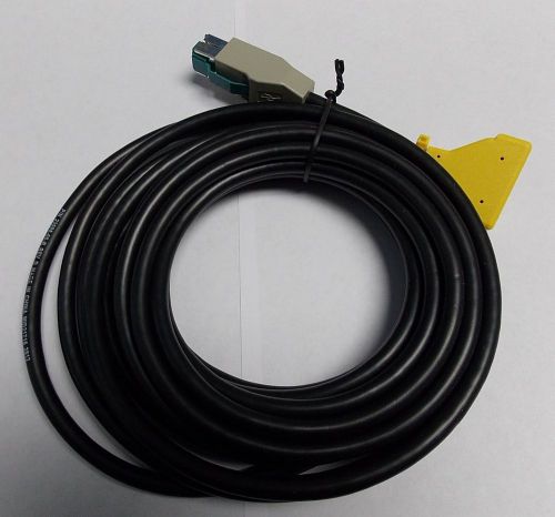 NEW Verifone VFN-23998-05-R Yellow Cable MX Series to ECR 12V Powered USB 5M