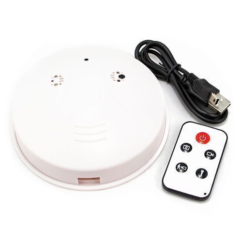 New Smoke Detector Model Hidden Spy Camera Motion Detection DVR Surveillance DVR