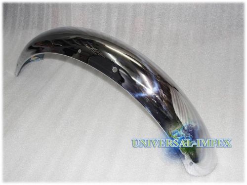 ROYAL ENFIELD MUDGUARD FRONT BULLET CHROME 500cc (High Quality)