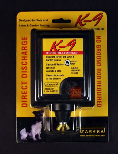 Pet Deterrent Fence Control ZAREBA Electric Fencers/Energizers K9 - New