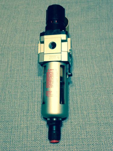 SMC REGULATOR AW30-N02C-Z,  7~125PSI, 1/4&#034; PORTS