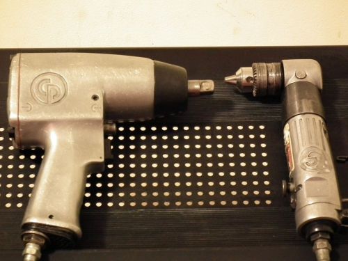 C.P. CP879 - 3/8 Inch Reversible Angle Air Drill &amp; CP734H - 1/2” Air Impact Wren