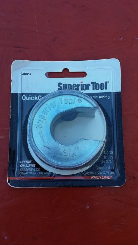 Superior Tool 3/4-in Copper Tube Cutter  Model 35034