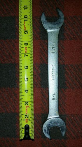 Vintage crescent c1034 7/8 x 1-1/16&#034; combination wrench free shipping 41b for sale