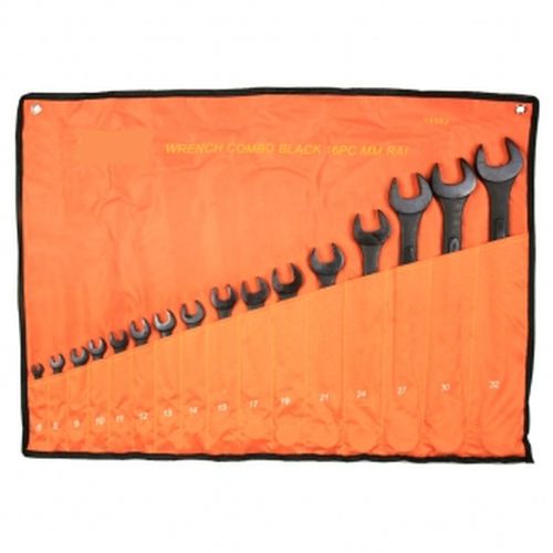 16PC MM BLACK WRENCH SET