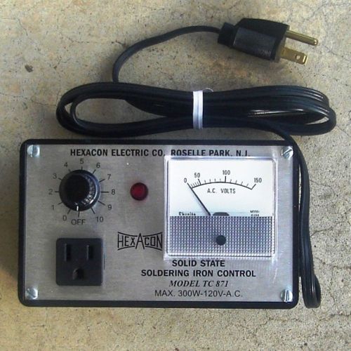 New hexacon tc-871 voltage control unit with voltmeter 300 watts for sale