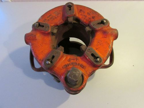 Ridgid 4-P  Pipe Threader 2.5&#039;&#039; - 4&#039;&#039;  With 3.5&#039;&#039; Dies