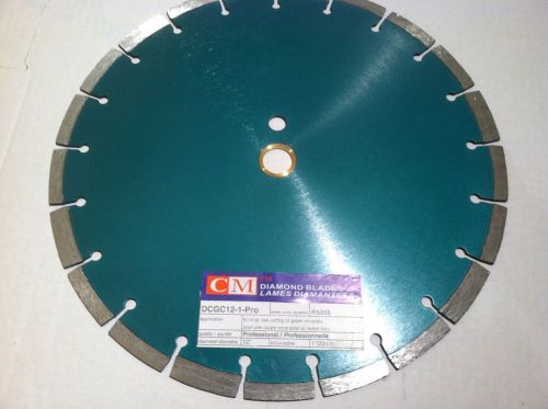 12&#034;Dry/Wet cut green concrete diamond blades-for portable saws