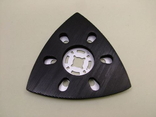 Multitool multimaster backing pad 93mm triangle with velcro &amp; dust extraction for sale