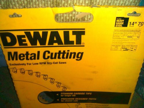 DEWALT METAL CUTTING DW7747 14&#034; 70 T HEAVY GAUGE STEEL NEW IN BOX!!!!!!!!!!!!!!!