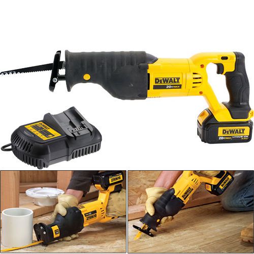 Dewalt dcs380n 18v li-ion xr reciprocating saw body + 1 x4.0ah battery &amp; charger for sale