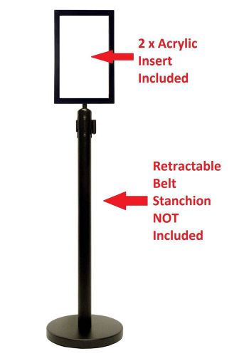 Premium Sign Frame SIZE 11&#034; x 17&#034; Portrait, VIP CROWD CONTROL