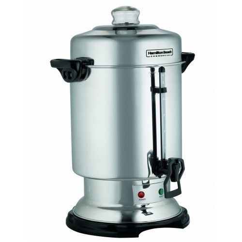 Large Electric Coffee Pot 60 Cup Stainless Steel Hamilton Beach Urn