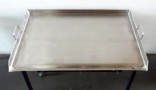 Heavy 36&#034; wide stainless steel flat top griddle grill  new for sale