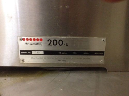 Hollymatic 200 Patty Machine