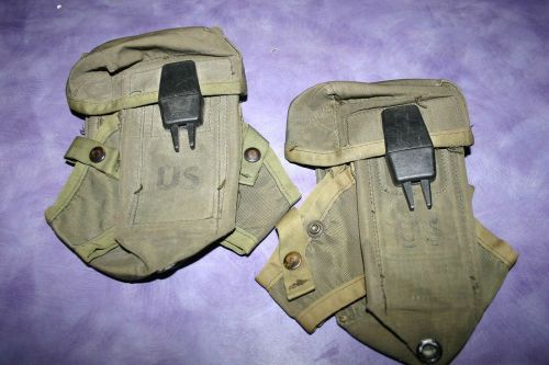 ARMY OD GREEN MAG POUCH ALICE  VINTAGE USGI (SET OF 2)