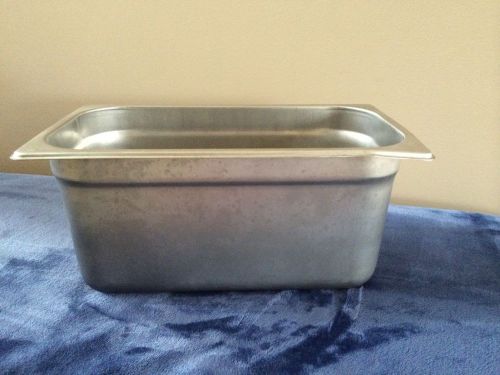 Carlisle Third Size Anti-Jam Steam Pan, 6&#034; Deep, 24-Ga. Stainless (bundle of 7)