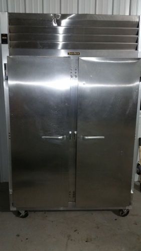 USED TRAULSEN G20010 2 SOLID DOOR S/S COOLER REFRIGERATOR