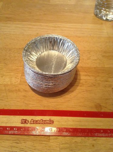 24 PACK ALUMINUM FOIL TART PAN 3&#034; DISPOSABLE MINI PIE TIN Great For Art Projects