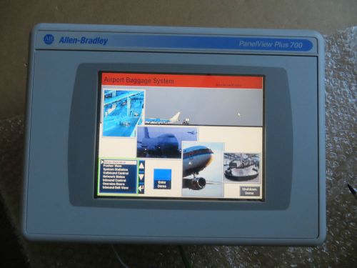 Allen Bradley ENet PanelView plus 700 2711P-T7C15D1 color touch, LNC 2007 Tested