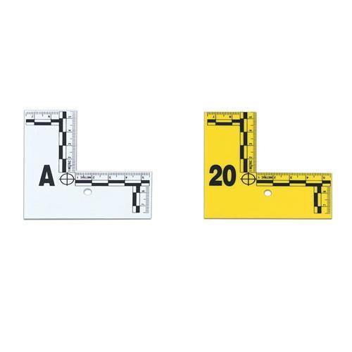 Safariland L-Shaped Flat ID Marker, 1-20, Yellow #IDFC-0120Y