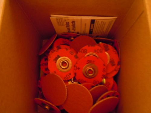 3M  Cubitron II  Roloc -Durable Edge Disc 1-1/2 &#034; Grade 80+  (50 pcs)