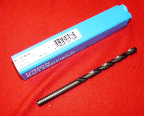 Union Butterfield 4710104 11/32&#034; HSS Taper Length Drill Bit  6.5&#034; OAL USA Made