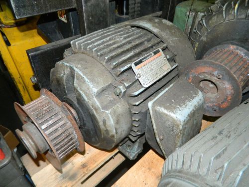 Reliance Duty Master 7.5 HP AC Motor, 230/460, Fr 213T, 1760 RPM, Used, WARRANTY