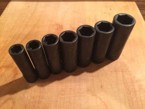 Impact Snapon Socket Set - Used, Incomplete SIMM metric