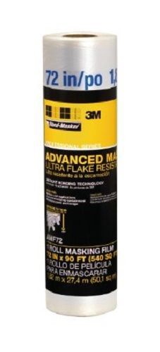 3M AMF72  Advanced Masking Film  72-Inch x 90-Feet 12 ROLLS (FREE SHIPPING)