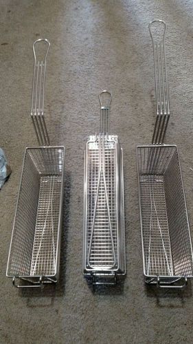 Commercial - Fryer Basket 4&#034; x 13&#034; x 5 1/2&#034; (Set of 3)