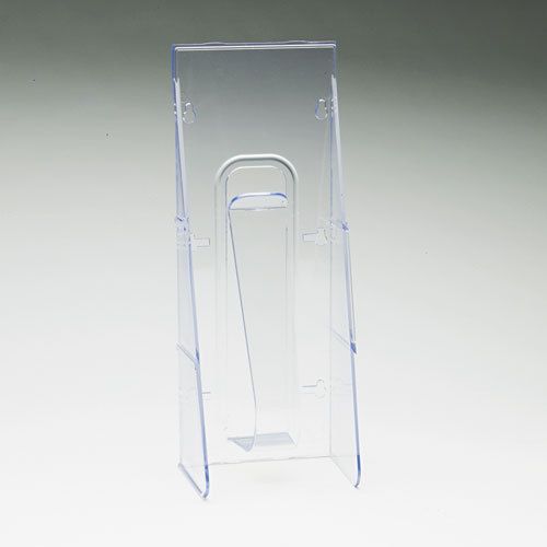 Stand tall literature holder, 4-9/16w x 2-3/4d x 11-3/4h, clear for sale