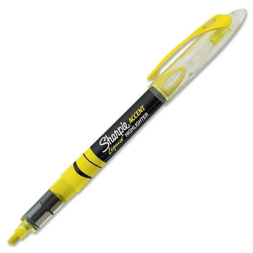 Sharpie accent pen-style liquid highlighter-micro -yellow ink-12/pk- san1754463 for sale