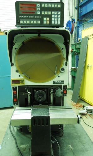 14&#034; Gagemaster/Baty Model 29/GMR Optical Comparator with Quadra-Check 2000 DRO