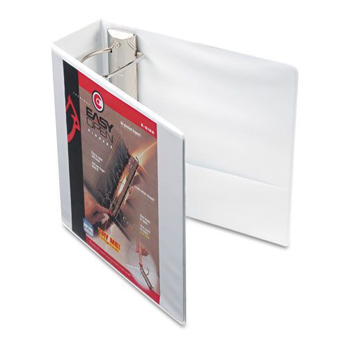 Easy open clearvue locking slant-d ring binder, 4&#034;, white for sale