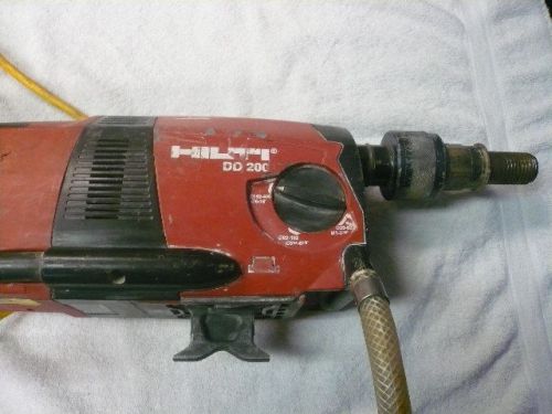 HILTI DD-200 WET CORE DRILL RIG  MOTOR DD200 WET CORING