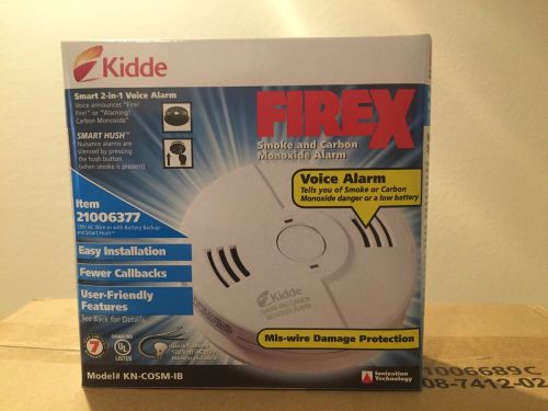 Kidde KN-COSM-IB - Smoke and Carbon Monoxide AlarmVoice Message Warning - 120V W