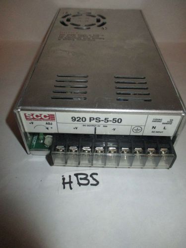 SCC Power Supply 920 PS-5-50 MODULE 115/230VAC