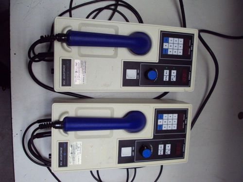 Lot 2 Mettler Electronics Sonicator 706 Muscle Stimulator Model ME 706