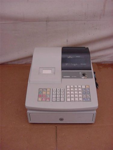 NICE CASIO CE-300 - DIGITAL  CASH REGISTER  - RETAIL BUSINESS W/ KEY - WORKING