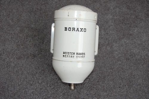 VINTAGE BORAXO WALL MOUNT POWDER SOAP DISPENSER