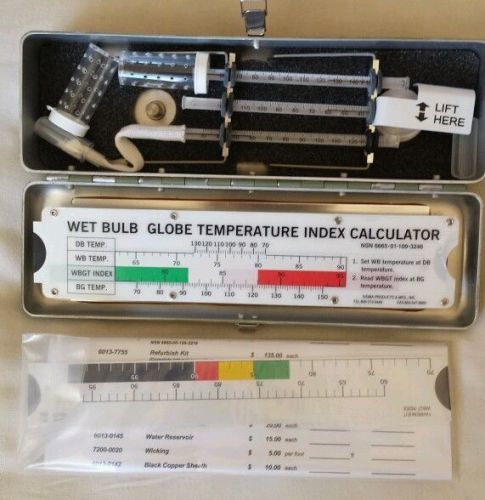 New Military Wet Bulb/Globe Temp Kit, NSN 6665-01-381-3023? SIGMA PSG Limited US