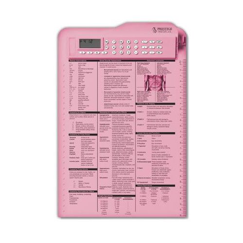 Prestige medical nurse assist clipboard pink for sale