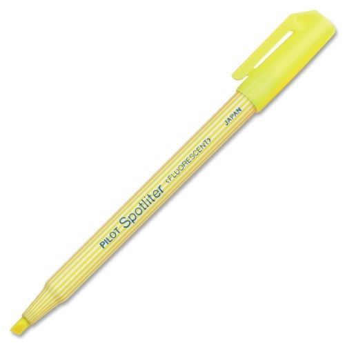 Pilot Spotliter Highlighters - Chisel - Yellow Ink/Barrel - 12 / Pk - PIL45011