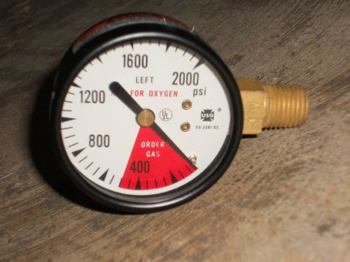 New in Box 2&#034; 2000 PSI 1/4 NPT LM RHM USG gauge