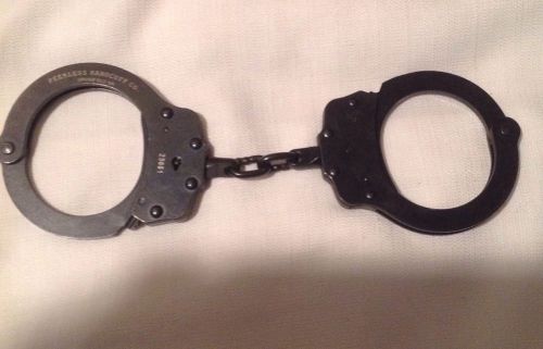 PEERLESS 700 BLACK OXIDE Chain POLICE HANDCUFFS