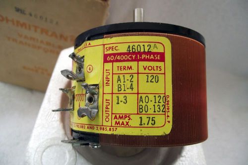 Ohmite Ohmitran VT2X Variable Transformer (Variac)