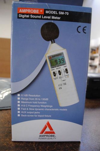 Amprobe Digital Sound Level Meter SM-70