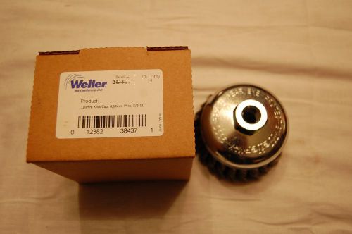 Weiler 38437 100mm 4&#034; knot cup wire brush 5/8-11 for sale